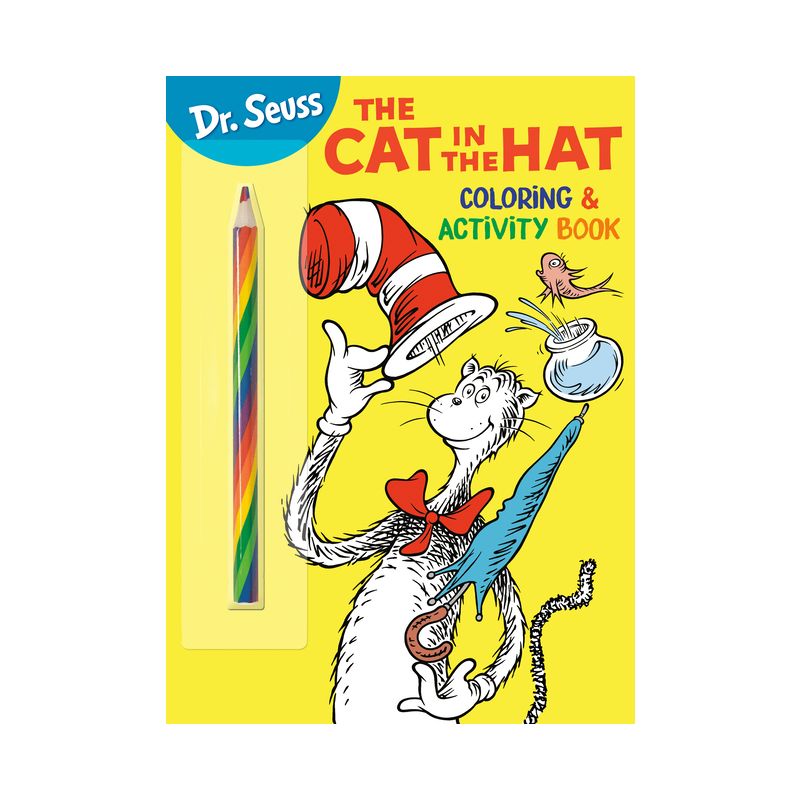 Dr. Seuss: The Cat in the Hat Coloring &#38; Activity Book - by Theodor S Geisel (Paperback), 1 of 2