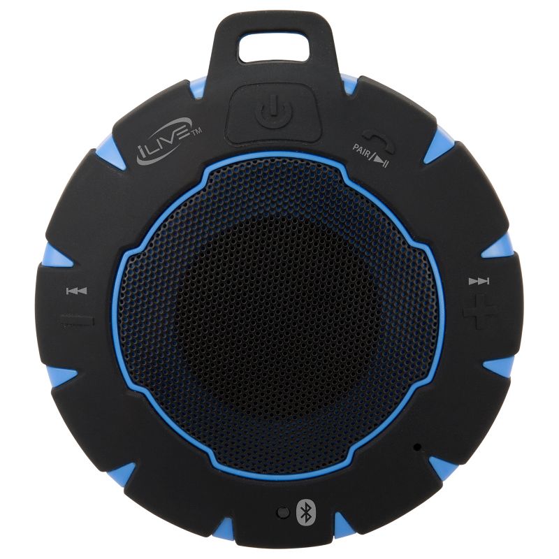 iLive Audio Waterproof, Sandproof, Shockproof Bluetooth Speaker with Speakerphone - Blue (ISBW157BU), 1 of 4