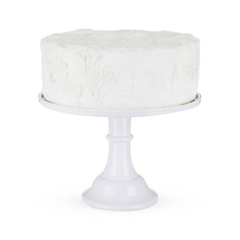 Last Confection Round Cake Stand, White - 11 Melamine Dessert Display  Holder