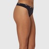 Hanes Women's 3pk Moves Thong - Black/Pink/Red - 3 of 4