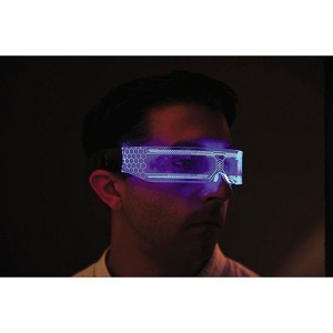Fun World Adult General Sizing LED Color-Changing Visor Halloween Costume Headwear - One Size - 1 of 1