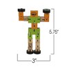ArtCreativity 5.75" Wooden Toy Transforming Robots (Pack of 3) - 4 of 4