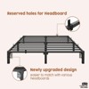 Jojoka Twin/Full/Queen Metal Bed Frame, 6/8/10/14" High Platform with Iron Slats, No Box Spring or Screws Needed, Heavy Duty Support Up to 800 lbs - 4 of 4