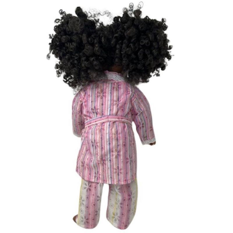 Doll Clothes Superstore Sparkle Pajamas And Bathrobe Fits Our Generation American Girl My Life Dolls, 4 of 5