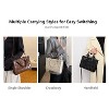 Paaaawaters Woven Tote Bag - Handheld, Single Shoulder, Crossbody, Versatile for Commuting - 4 of 4