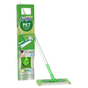 Swiffer Sweeper Pet 2-in-1, Dry and Wet Multi-Surface Floor Cleaner, Sweeping and Mopping Starter Kit. Includes 1 Mop + 6 Refills - 1 of 4
