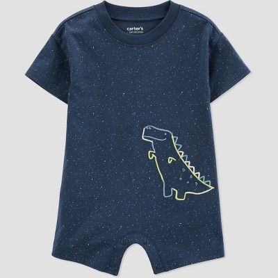 Image of Carter's Just One You®️ Baby Boys' Dino Romper - Blue 3M