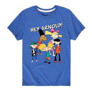 Boys' - Hey Arnold! - Group Shot Short Sleeve Graphic T-Shirt - 1 of 4