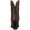 Allegra K Women's Classic Slip on Round Toe Block Heel Cowboy Boots - 3 of 4