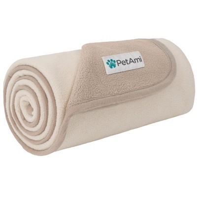 PetAmi Waterproof Dog Blanket, Pet Cat Puppy Couch Cover Protection, Fleece Washable Reversible Soft Plush Throw