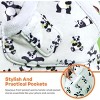 Joyfy Wearable Blanket Hoodie for Kids Adults, Christmas Oversized Flannel Fleece Sweatshirt Blanket, Cozy Blanket Birthday Gift for Family Girls Boys - 3 of 4