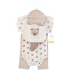 Hudson Baby Infant Boy Cotton Layette Set, Cutie Club - 2 of 4