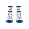 MLB Kansas City Royals Large Quarter Socks: Cushioned Heel & Toe, Midweight Fabric - 3 of 4
