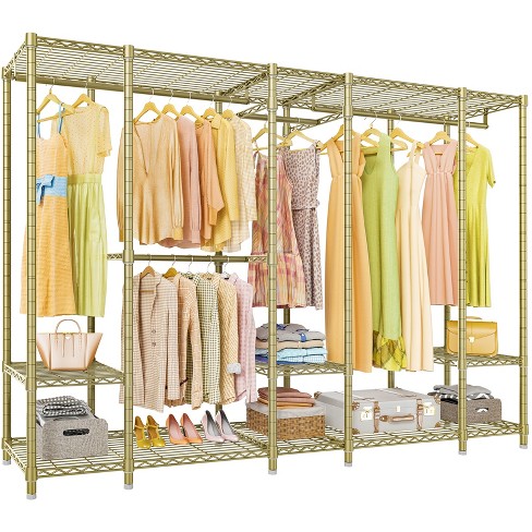 Vipek L6 Garment Rack L Shaped Clothes Rack Heavy Duty Clothing Rack Metal  Freestanding Closet, Medium Size : Target