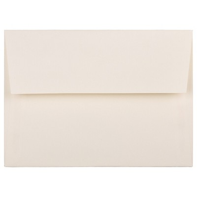 JAM Paper A7 Strathmore Invitation Envelopes 5.25 x 7.25 Ivory Wove 191188