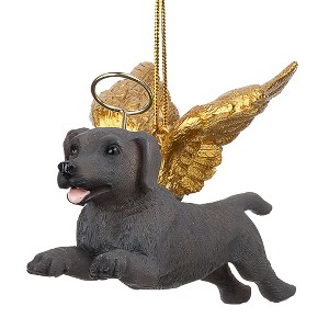 Design Toscano Honor the Pooch: Weimaraner Holiday Dog Angel Ornament - 1 of 4