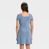 Girls' Short Sleeve Square Neck Ribbed Dress - art class™ - image 2 of 3