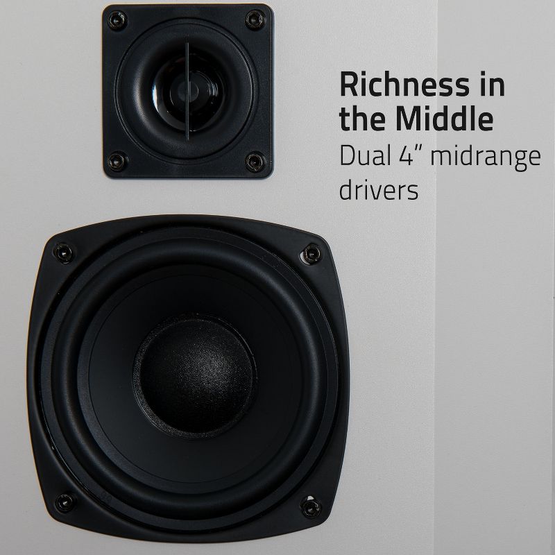 Fluance Elite High Definition 2-Way Bipolar Surround Speakers for Wide Dispersion Surround Sound, 5 of 9