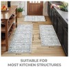 BAGOKIE Anti-Fatigue Kitchen Mat Non Slip Washable Faux Wool Kitchen Rug Sets of 3 - 3 of 4