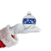 Glass Christmas Tree Ornaments - 67mm/2.63" [4 Pieces] Decorated Balls from Christmas by Krebs Seamless Hanging Holiday Decor - 4 of 4