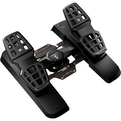 Turtle Beach VelocityOne Rudder Universal Rudder Pedals for Windows PC, Xbox Series X, Xbox Series S with Adjustable Brakes - Black