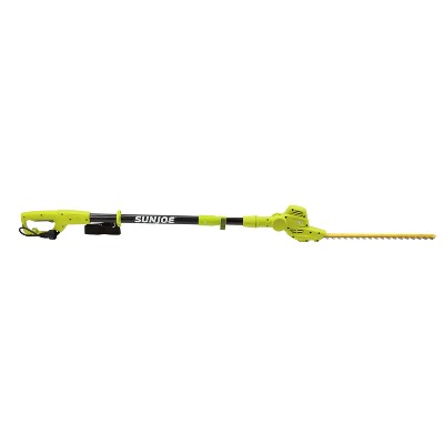 sun joe electric pole hedge trimmer