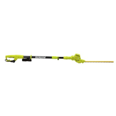 Sun Joe 7.4' H 120V Electric Pole Hedge Trimmer - Green