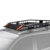 Roof Rack Basket, Heavy-Duty 200LB Capacity Adjustable Cargo Basket, Powder-Coated Steel Rack with Extension for SUV, Truck, Jeep & Off-Road Vehicles - 2 of 4