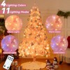 GOTGELIF Pre-Lit Dreamy Holiday Tree Pink 6Ft Christmas Tree with Twinkling Lights Xmas Decoration - 3 of 4