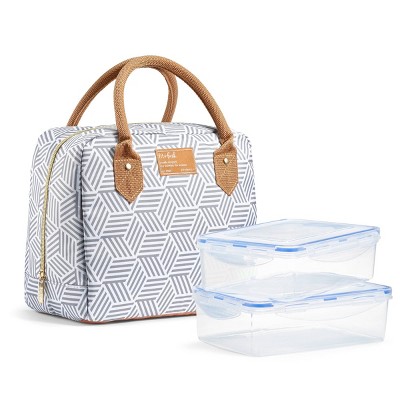 Fit & Fresh Metro Quilted Tote With Lunch Compartment : Target