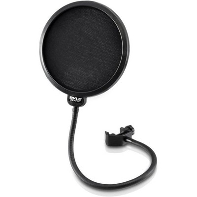 Pyle 16" Studio Microphone Pop Filter 4-Layer Mesh Screen, 360° Gooseneck - PEPF30
