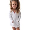 Gerber Baby and Toddler Girls' Hooded Kangaroo Pocket Terry Swim Coverup - 3 of 4