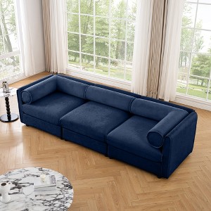 Christopher Knight Home Morley Modern 3-Seater Chenille 109“ Upholstered Storage Sectional Sofa - 1 of 4
