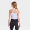 Girls' Strappy Crop Tank Top - All In Motion™ - 2 of 3