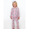 RuffleButts Toddler Girls Holiday Ruffle Flare Pajama Set - 3 of 4