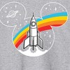 Men's - Disney - Mickey Mouse Retro Space Logo Long Sleeve Graphic T-Shirt - 2 of 4