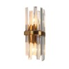 LNC Tadonipkeseismo 2-Lights 6" Luxury and Glam Crystal Wall Lights, Gold - 3 of 4