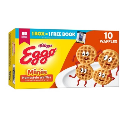 Eggo Minis Frozen Homestyle Waffles 10 9oz 10ct Target