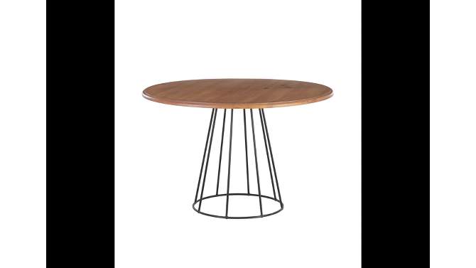 Serena Modern Round Dining Table Natural - Powell, 2 of 13, play video