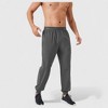 Anna-Kaci Active Men's Tapered Lounge Pants with Stretch Waistband and Elastic Cuffs for Everyday Comfort - 3 of 4