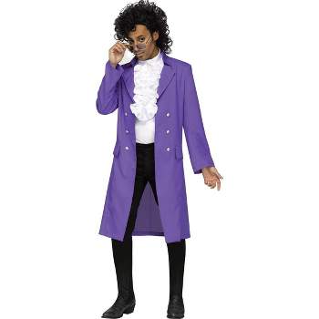 Fun World Prince Purple Pain Rock Adult Men's Costume Jacket Standard
