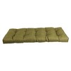 Blazing Needles, 46-inch by 19-inch Tufted Solid Outdoor Spun Polyester Loveseat Cushion - 2 of 3