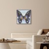 Art Remedy On Her Way Colorful buterfly and flowers wall art Framed - 2 of 4