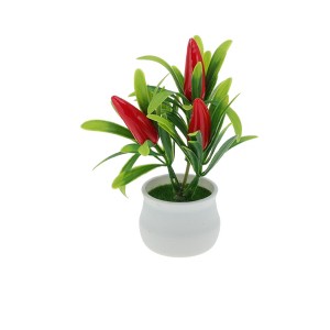 Unique Bargains Artificial Plants Plastic 3.15"x3.15"x4.33" 1 Pcs - 1 of 4