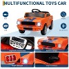 12V Ride on Licensed Shelby GT350, Battery Powered Ride on Toys for Toddlers with Remote Control, Ford Kids Electric Vehicle - 3 of 4