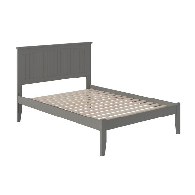 Platform Bed - Solid Hardwood Design, Open Footboard - Sturdy Wood Frame for Bedrooms
