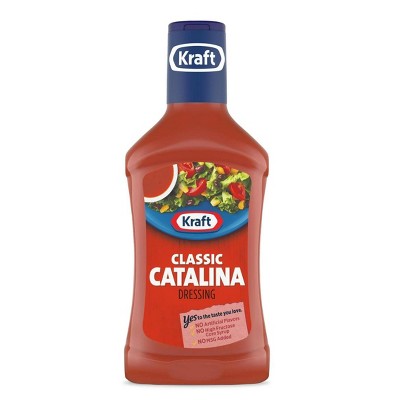 Kraft Classic Catalina Salad Dressing, 16 fl oz Bottle (Pack of 4)