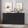 Whizmax 9 Drawer Wooden Dresser for Bedroom With Power Outlet, 63'' Large Dresser With Wide Drawers, Modern Chest of Drawer for Living Room, Bedroom - 2 of 4
