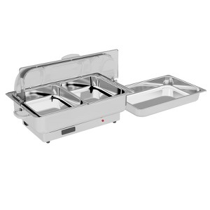 Electric Chafing Dishes, Stainless Steel Chafers and Buffet Warmers Sets, Catering Supplies Buffet Display for Parties, Catering, Wedding - 1 of 4