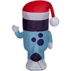 Bluey Christmas Airblown Inflatable in Santa Hat Bluey, 3.5 ft Tall, Blue - 4 of 4